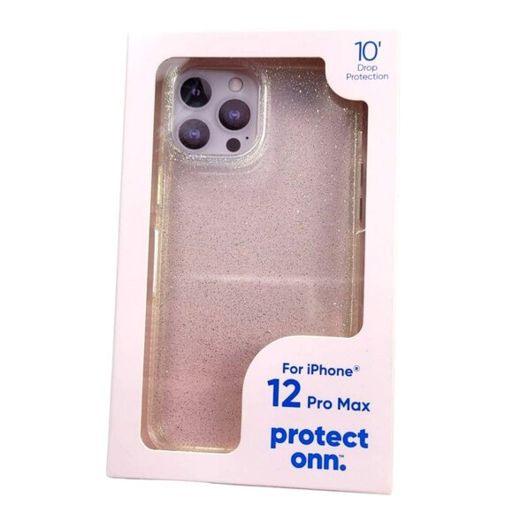 iPhone 12 / Pro Max Glitter Clear Sparkle Phone Case Gel Protection NEW  JH1389 - Picture 1 of 2
